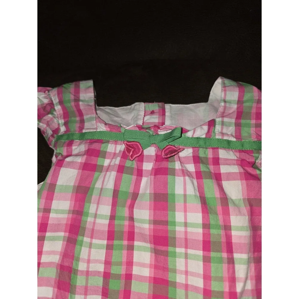 Gymboree bright tulip‎ plaid top size 4